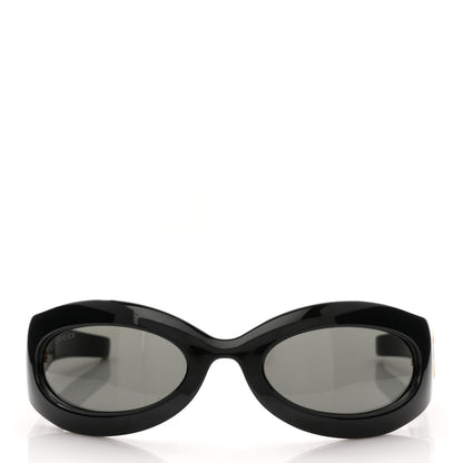 Gucci Acetate Oval Sunglasses GG1247S Black 2 of 7