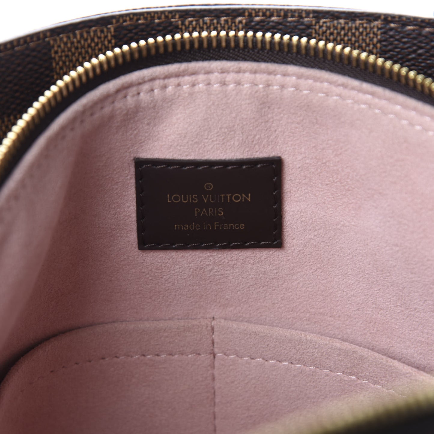 Cuir Taurillon Damier Ebene Normandy Magnolia