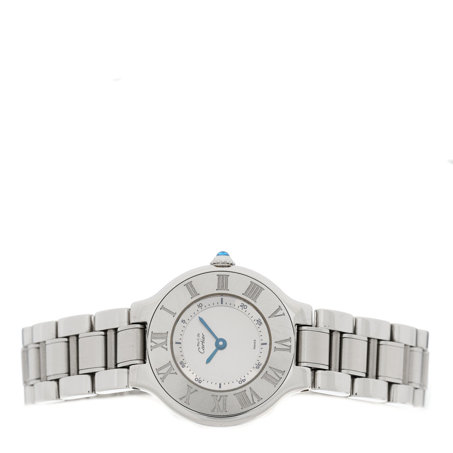 Cartier Stainless Steel 28mm Must De 21 Quartz Watch 2 of 4