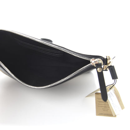 Burberry House Check Derby Peyton Crossbody Clutch Bag Black 5 of 9