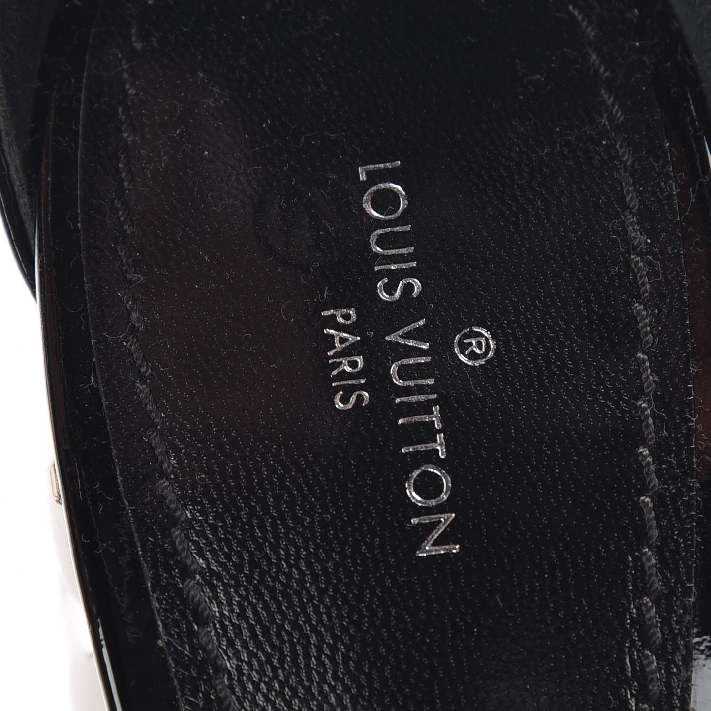 Calfskin Silver Light Sandal 38.5 Black