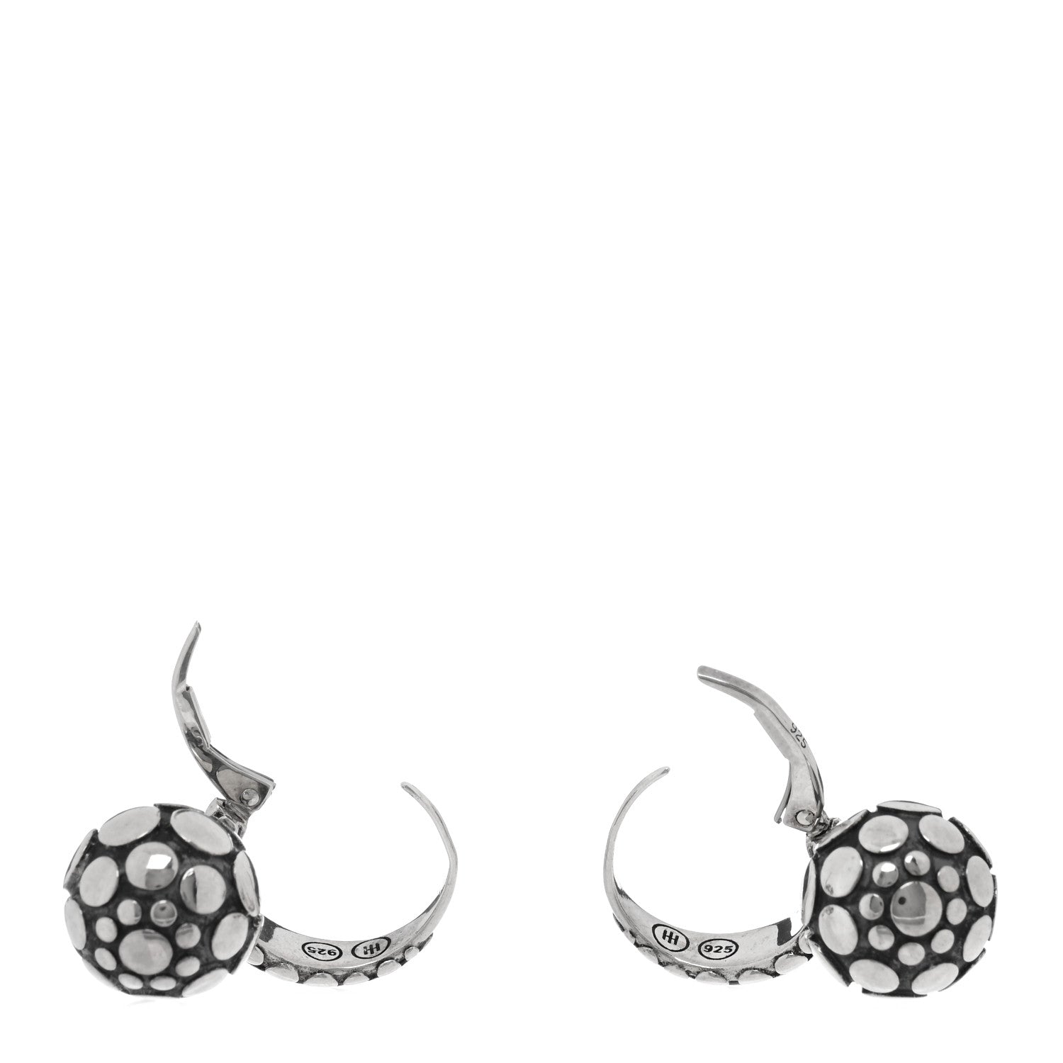 John Hardy Sterling Silver Dot Drop Earrings 3 of 4