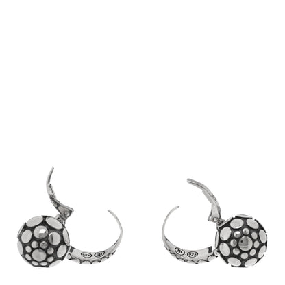 John Hardy Sterling Silver Dot Drop Earrings 3 of 4