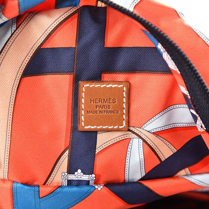 Hermes Silk Barenia Cavalcadour Airsilk Backpack 5 of 10