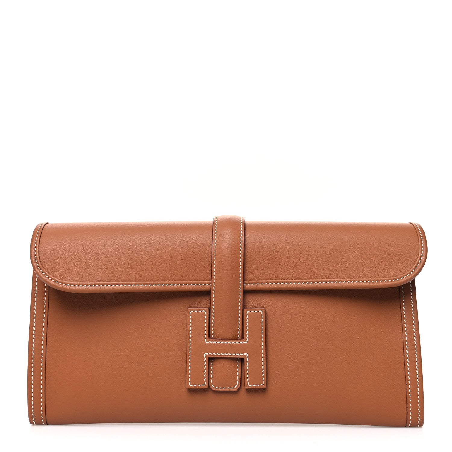 Hermes Swift Jige Elan 29 Clutch Gold 1 of 8