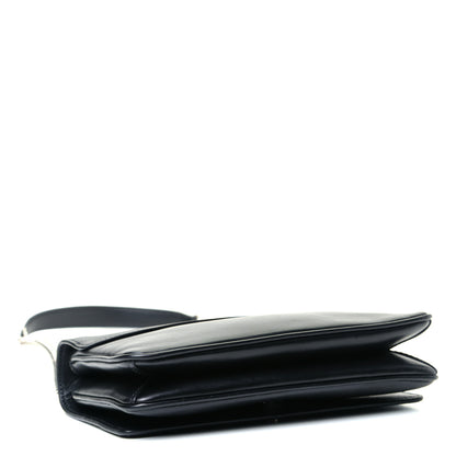 Prada Saffiano Soft Calf Chain Crossbody Bag Black 3 of 5