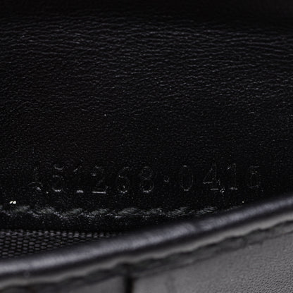 Gucci GG Supreme Monogram Fox Nice Bi-Fold Wallet Black Grey 7 of 11