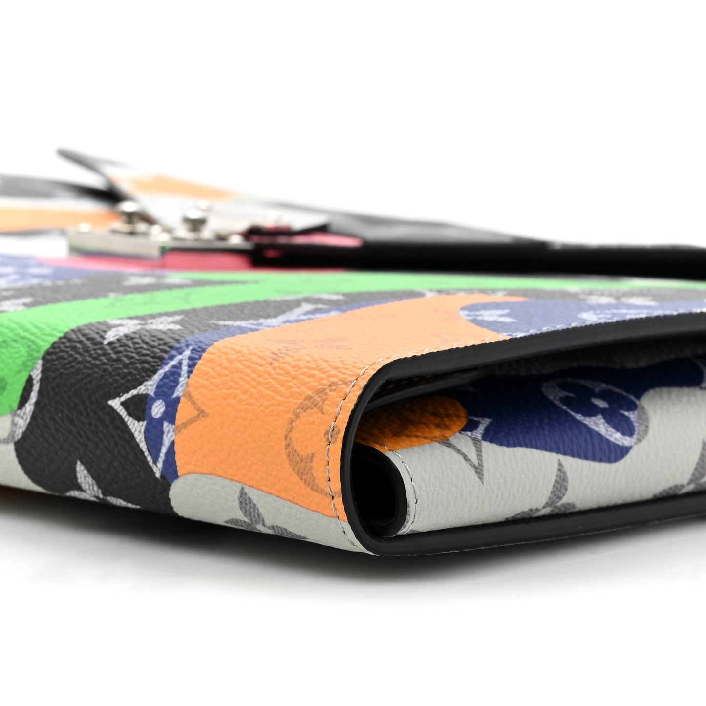 Monogram Portrait Mark Folder Laptop Sleeve Multicolor