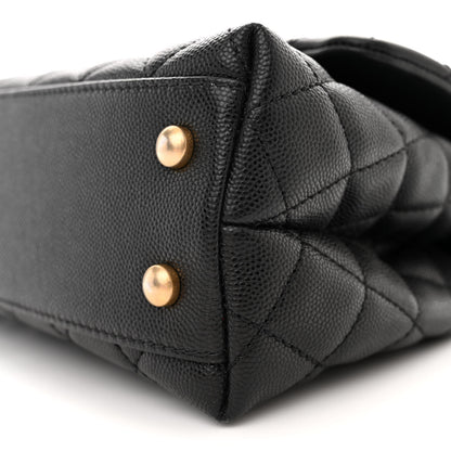 Chanel Caviar Quilted Mini Coco Handle Flap Black 10 of 10