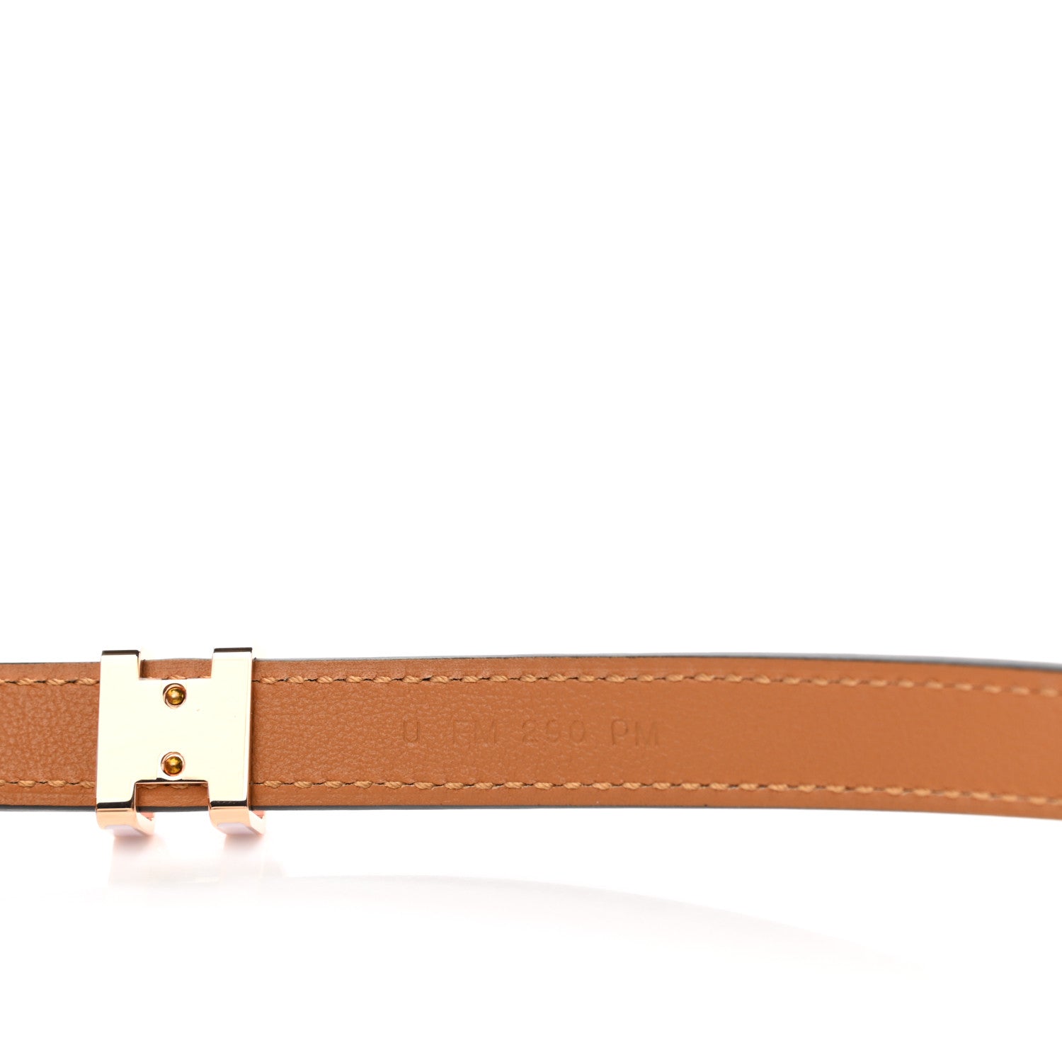 Hermes Epsom 15mm Pop H Belt 75 Mauve Pale 4 of 8