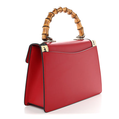 Gucci Calfskin Snakeskin Small Lilith Top Handle Bag Red 3 of 10
