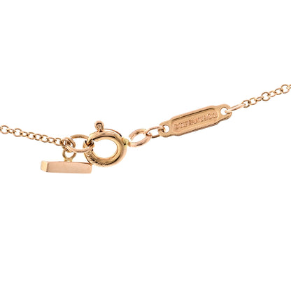 Tiffany 18K Rose Gold Small T Smile Pendant Necklace 4 of 4