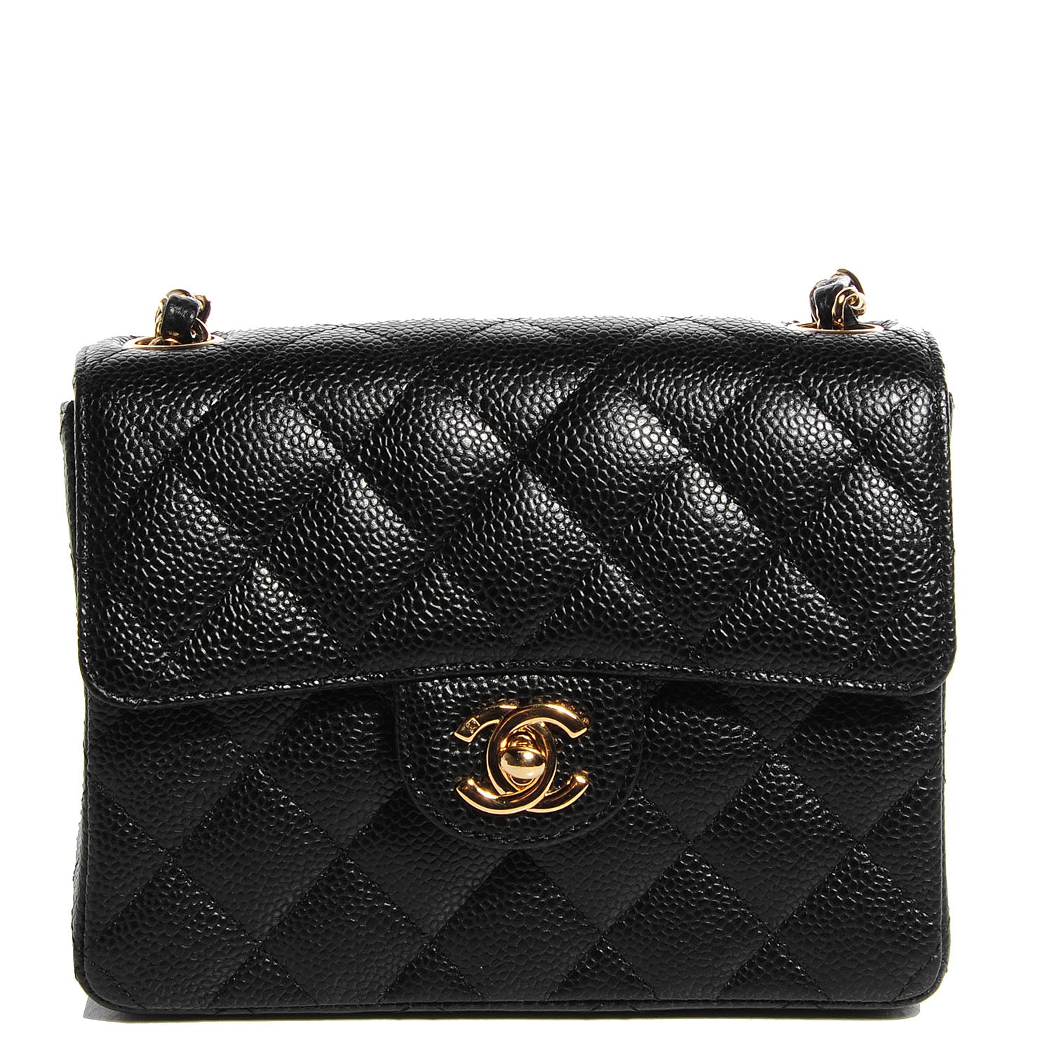 Chanel Caviar Quilted Mini Square Flap Bag Black 1 of 9