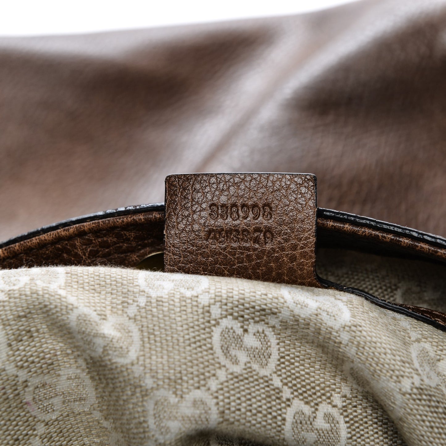 Calfskin Large Harness Hobo Maple Brown