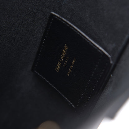 Saint Laurent Calfskin Toy Shopping Tote Black 6 of 10