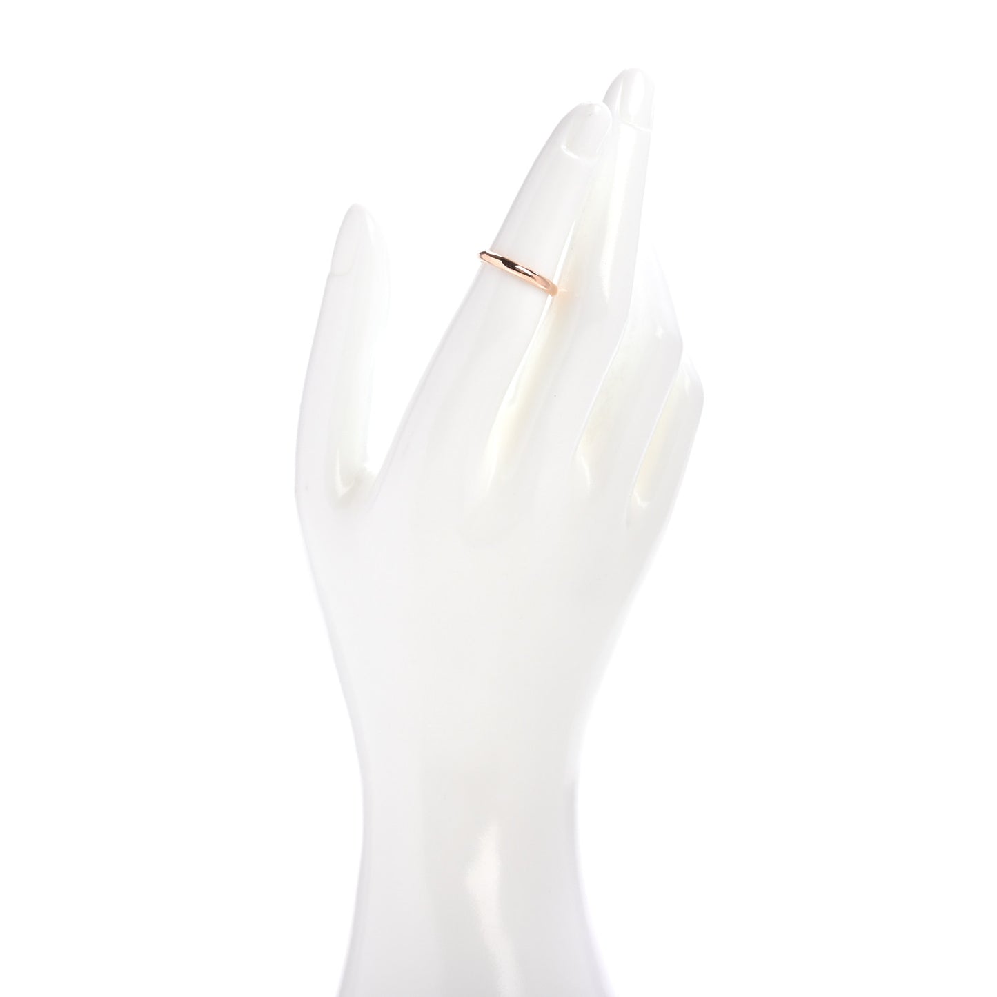 18K Pink Gold 2.5mm 1895 Wedding Band Ring 49