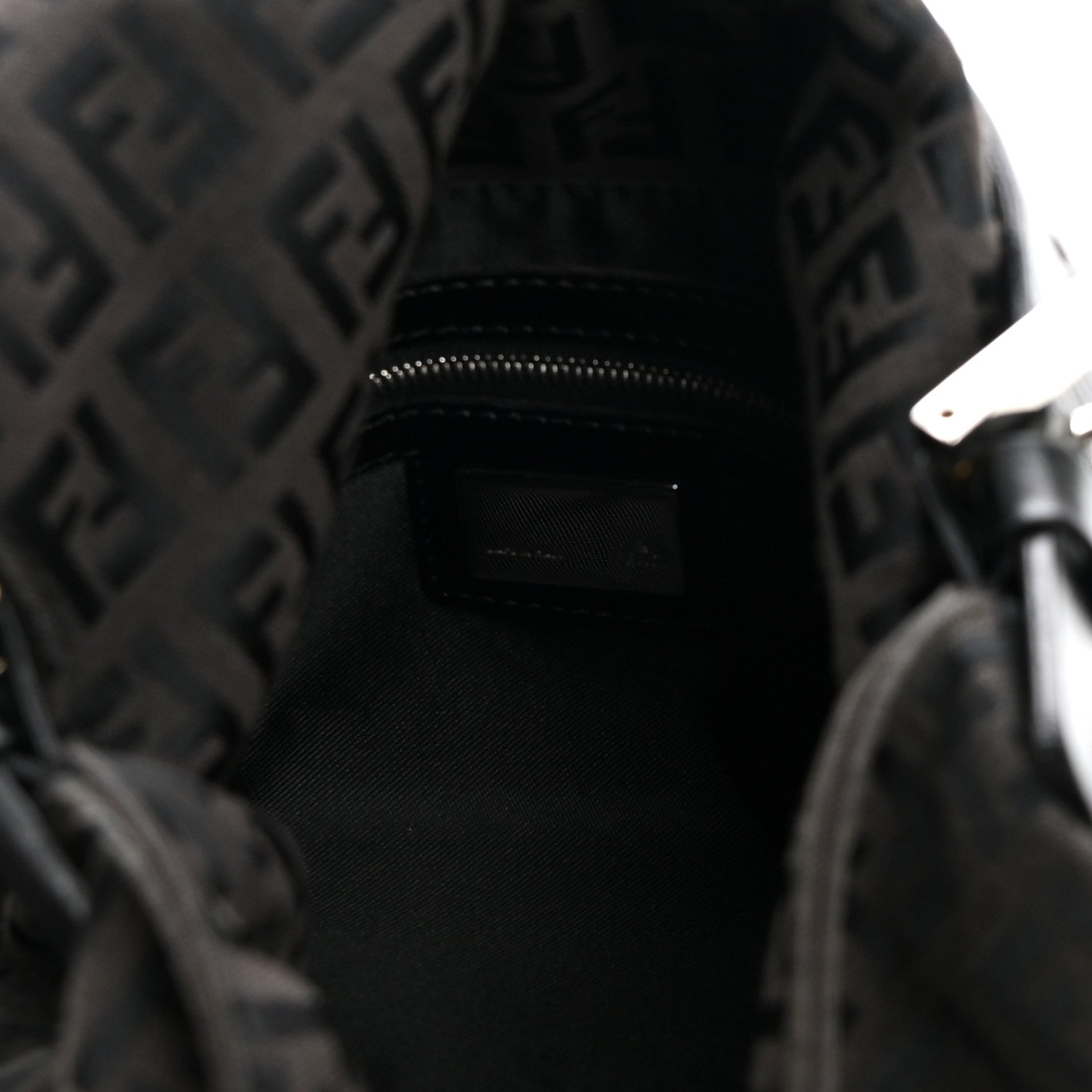 Fendi Zucchino Mama Baguette Black Moro 5 of 8