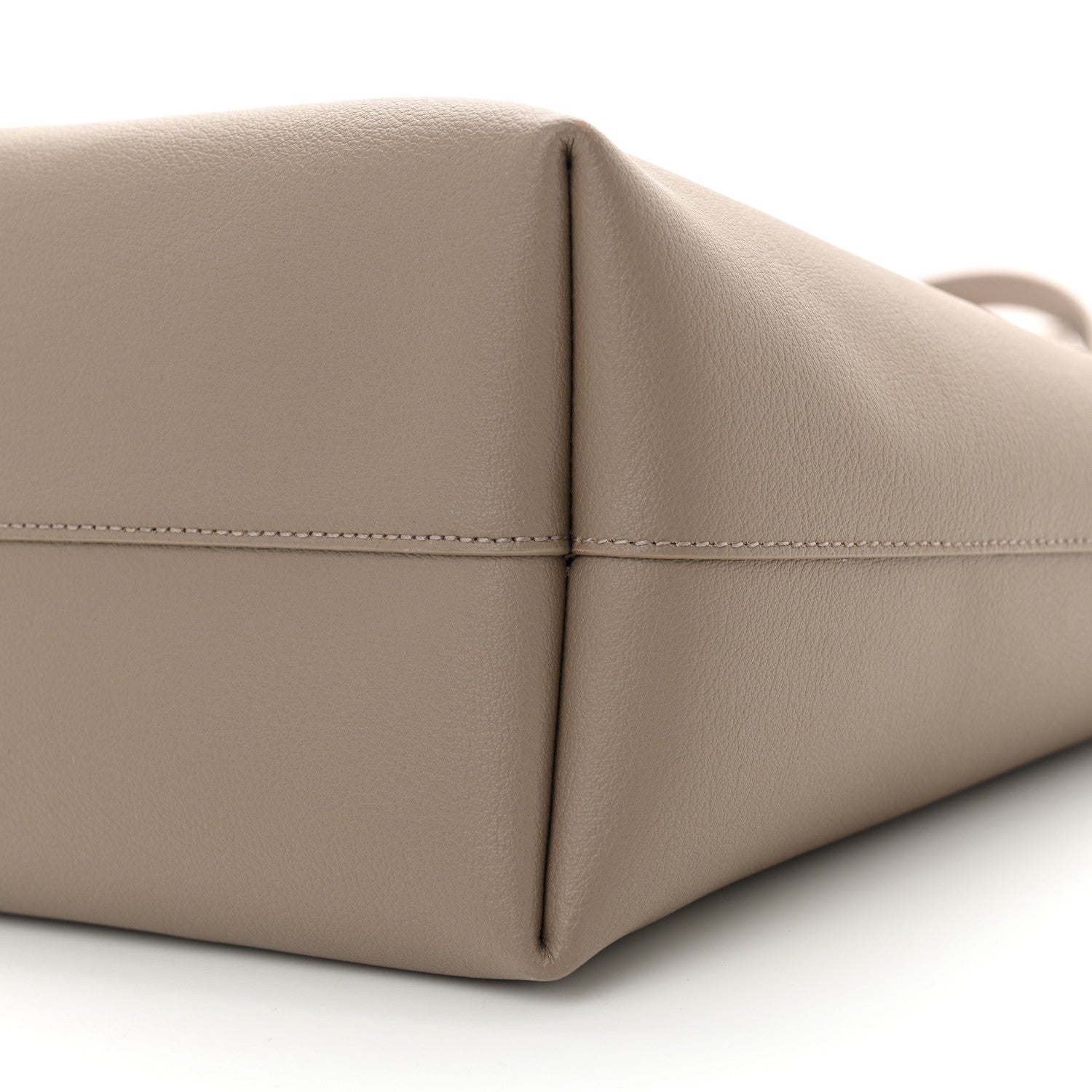 Saint Laurent Calfskin Large Shopping Tote Dark Beige 12 of 12