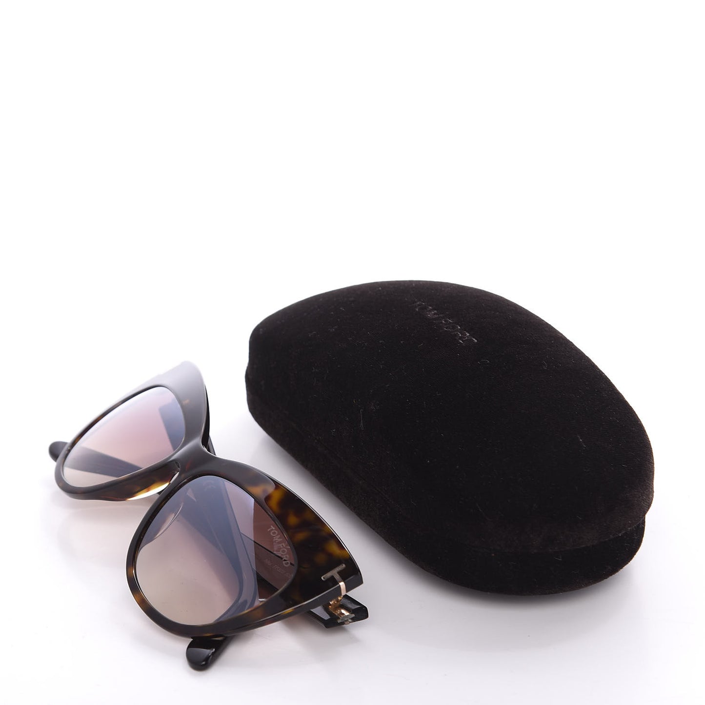Nika Cat Eye Sunglasses TF523 Havana