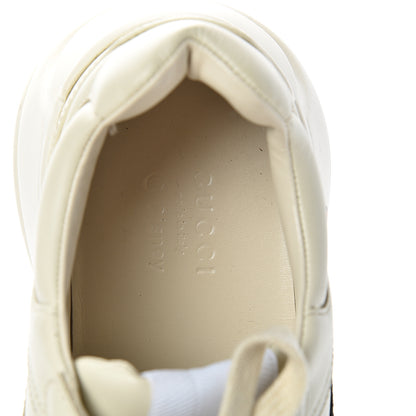 Gucci X DISNEY Calfskin Mickey Mouse Womens Rhyton Sneakers 38.5 Ivory 9 of 11