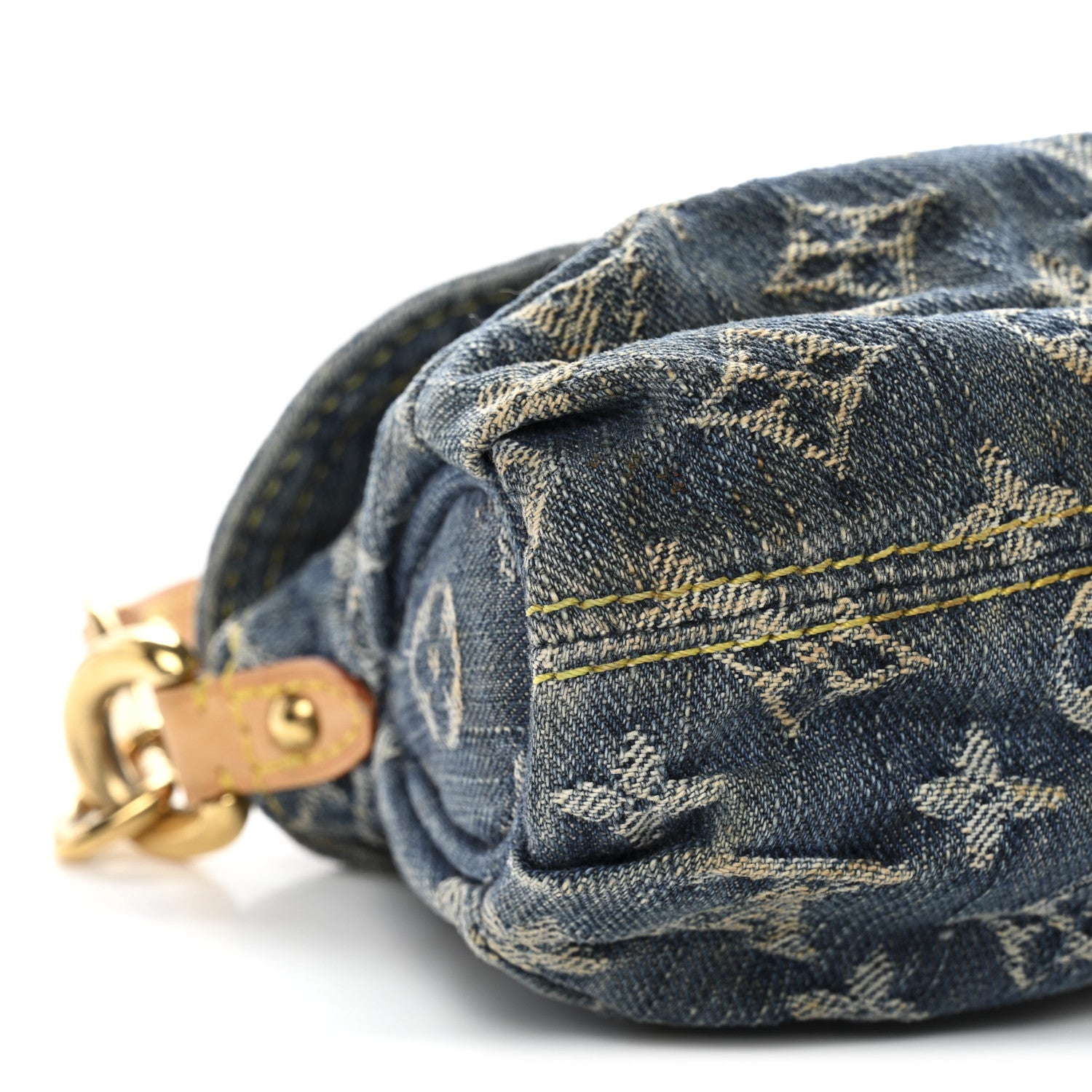 Louis Vuitton Monogram Denim Mini Pleaty Blue 8 of 10