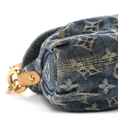 Louis Vuitton Monogram Denim Mini Pleaty Blue 8 of 10