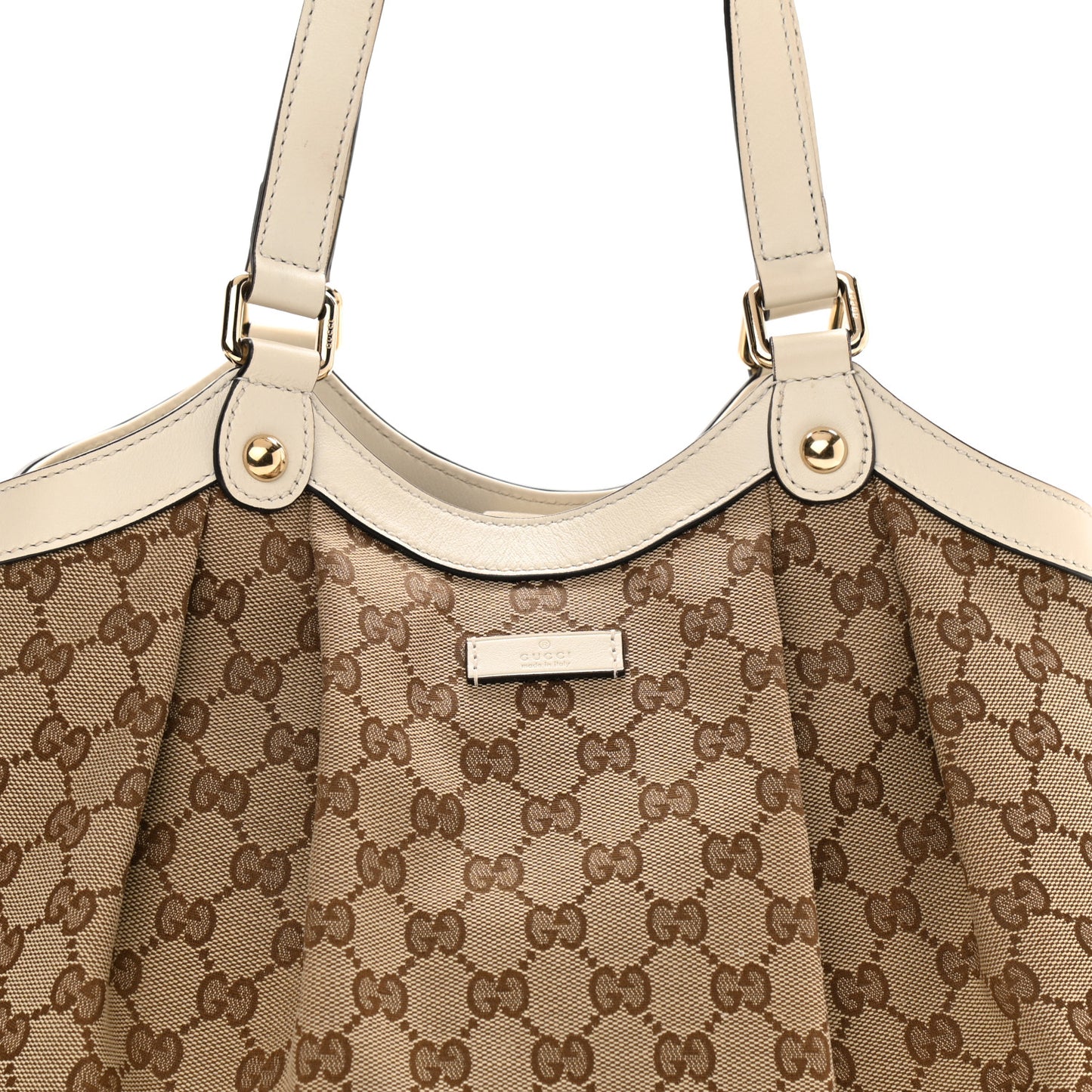 Monogram Shoulder Bag White