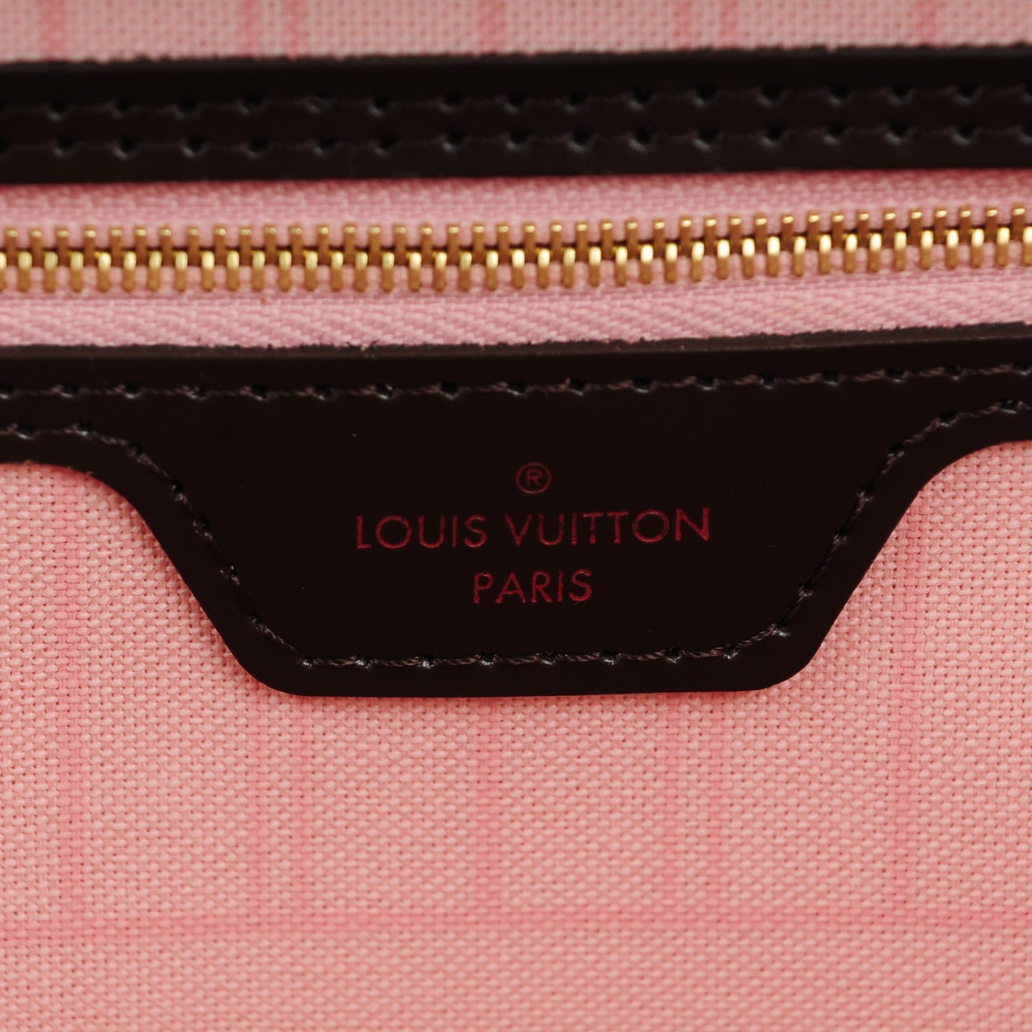 Damier Ebene Neo Neverfull MM Rose Ballerine
