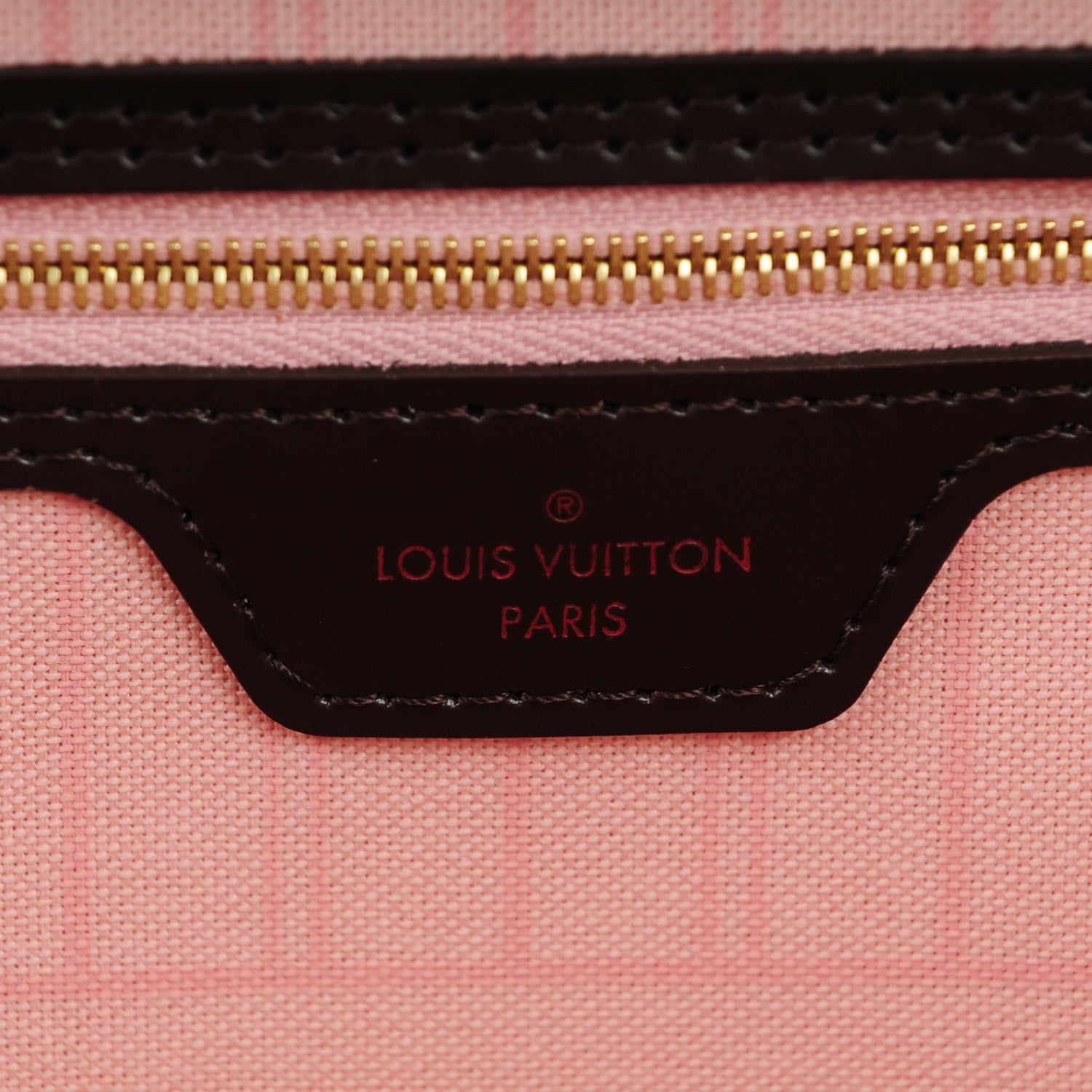 Louis Vuitton Damier Ebene Neo Neverfull MM Rose Ballerine 6 of 8