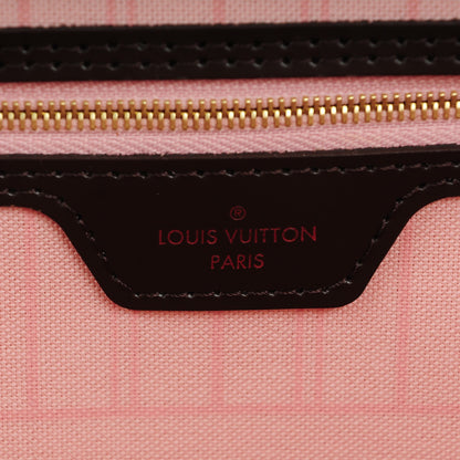 Louis Vuitton Damier Ebene Neo Neverfull MM Rose Ballerine 6 of 8