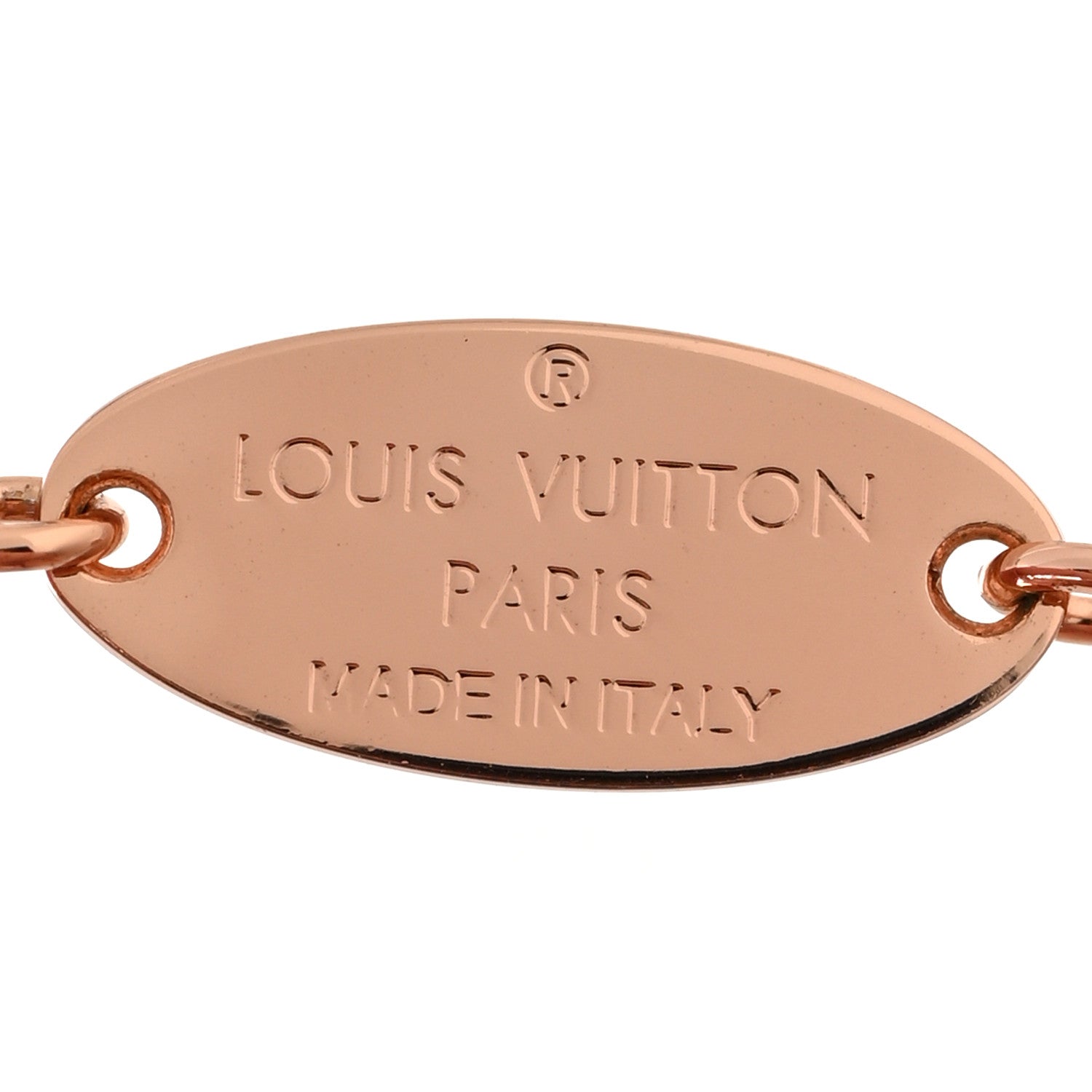 Louis Vuitton Metal Crystal LV Iconic Blush Bracelet Blush Pink 4 of 6