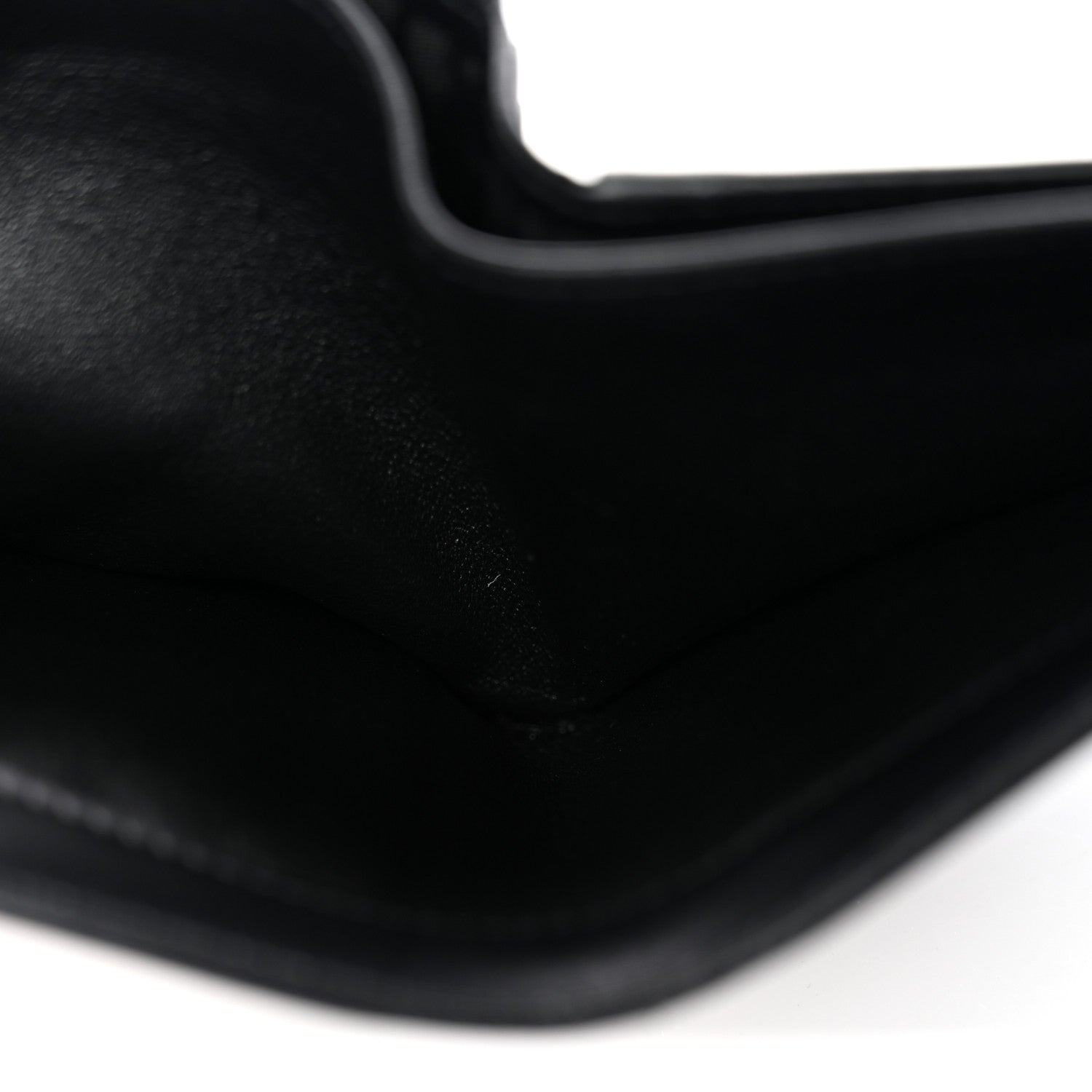 Saint Laurent Matte Calfskin Tiny Cassandre East West Wallet Black 5 of 8