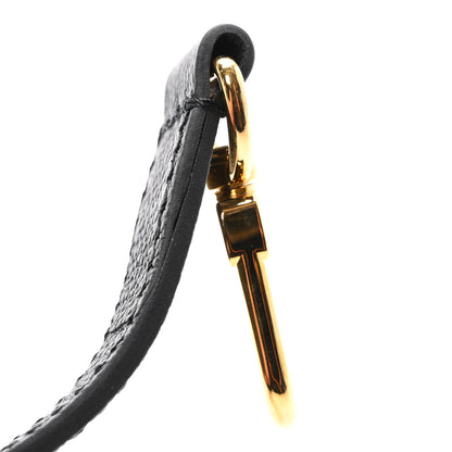 Louis Vuitton Calfskin 18mm Adjustable Shoulder Strap Black 4 of 5