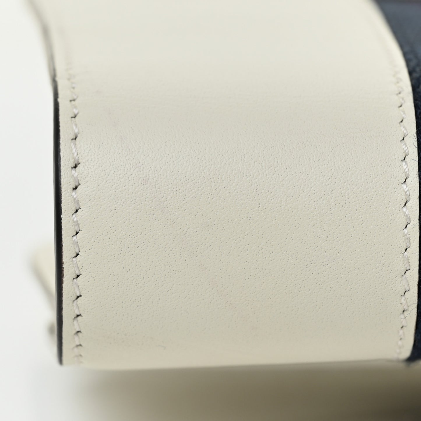 Calfskin Super Mini Sylvie Chain Shoulder Bag White