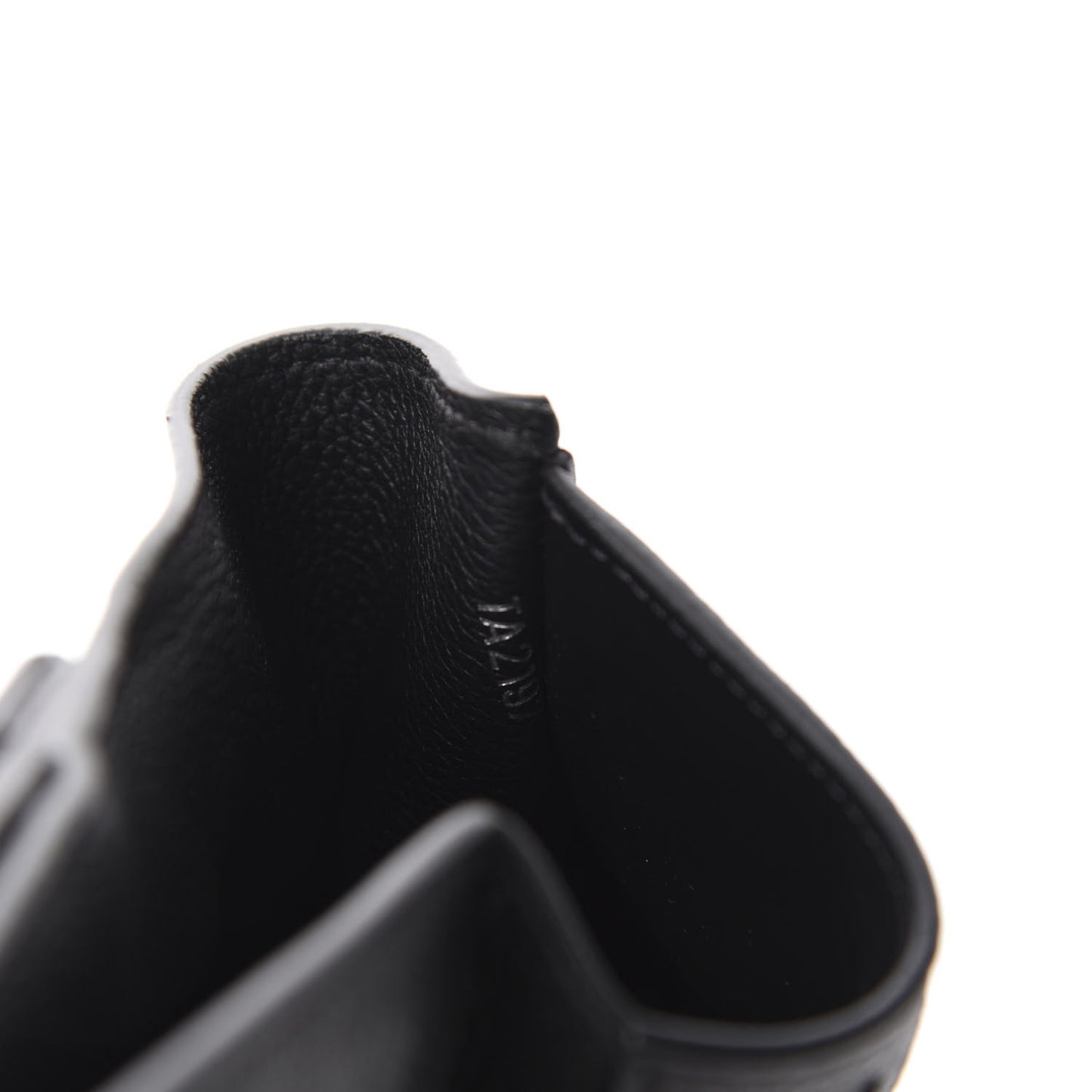 Calfskin LockMe II Compact Wallet Black