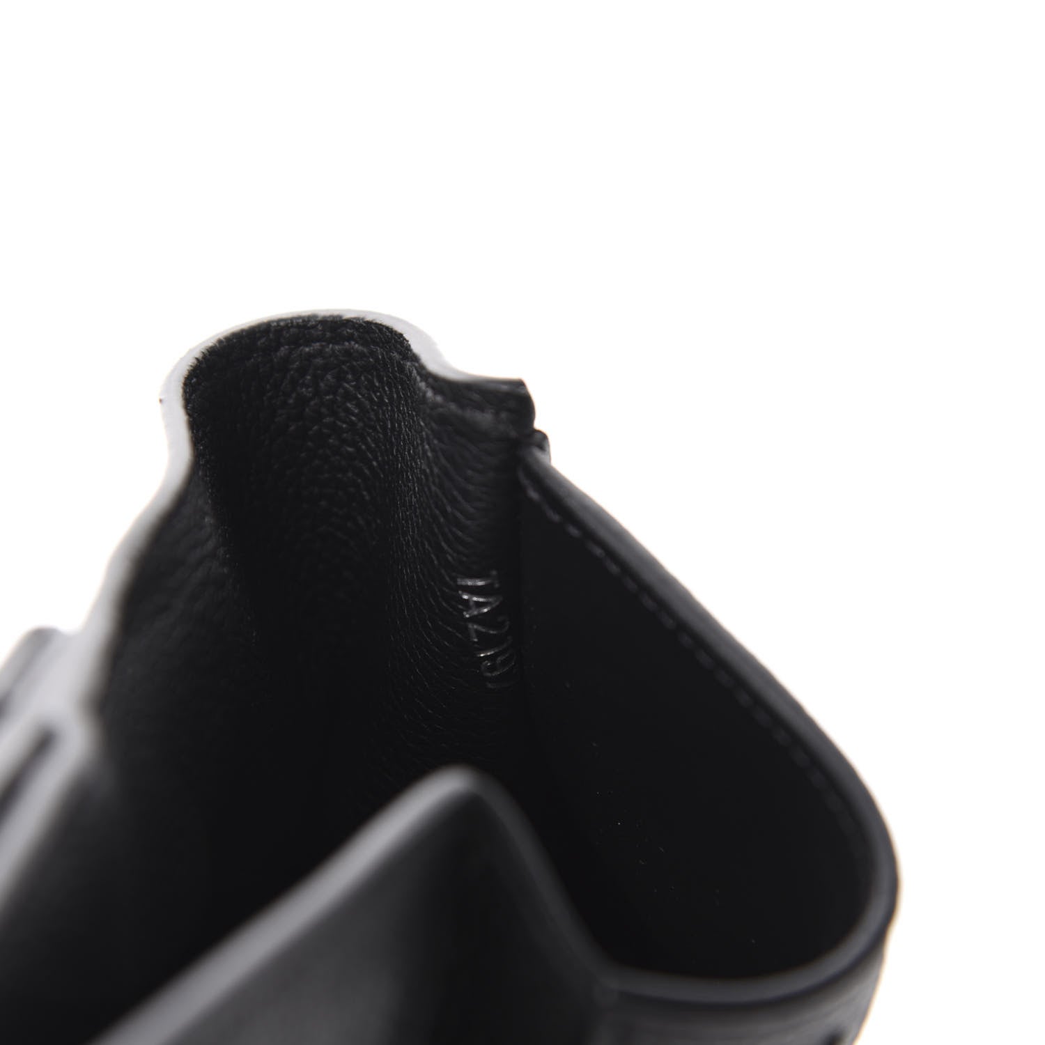 Louis Vuitton Calfskin LockMe II Compact Wallet Black 7 of 8