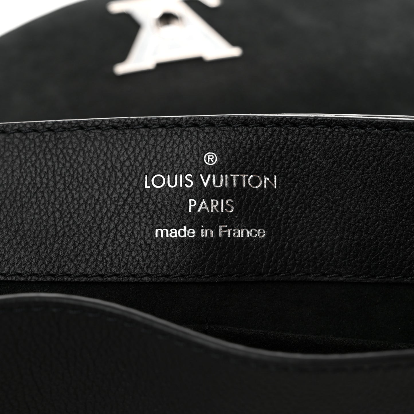 Soft Calfskin Lockme Ever Black
