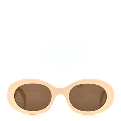 Celine Acetate Triomphe 01 Sunglasses CL 40194U Beige 2 of 6