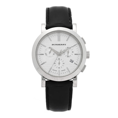 Burberry Stainless Steel Calfskin 38mm Heritage Chronograph Quartz Watch BU1361 1 of 5