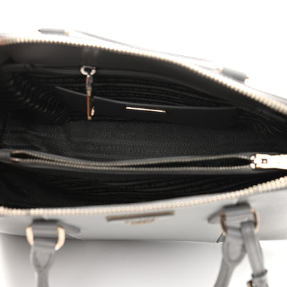 Prada Saffiano Lux Bi-Color Promenade Tote Marmo Argilla 5 of 12