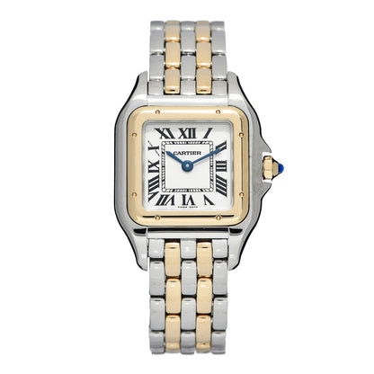 Cartier Stainless Steel 18K Yellow Gold 22mm Panthere Quartz Watch 1 of 8