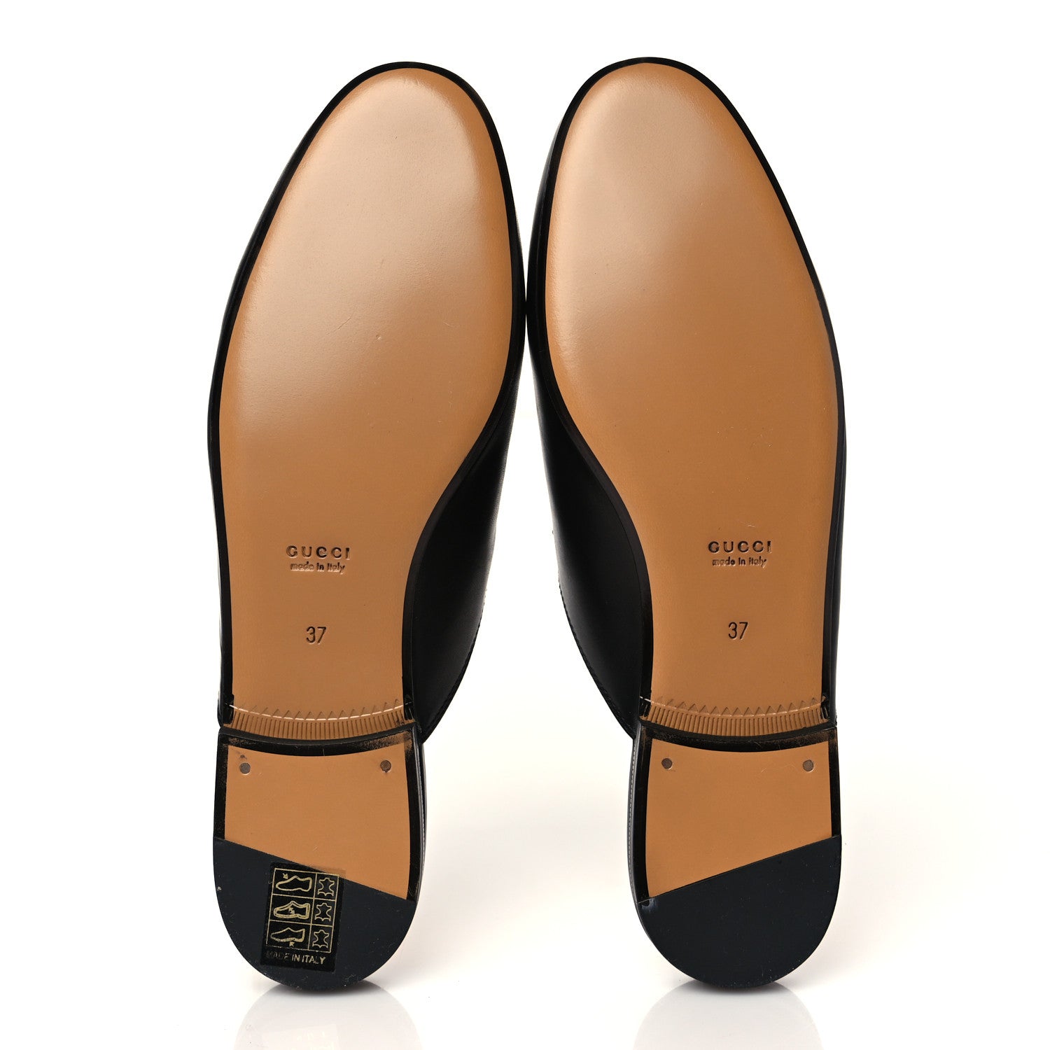 Gucci Calfskin Womens Princetown Slippers 37 Black 5 of 9
