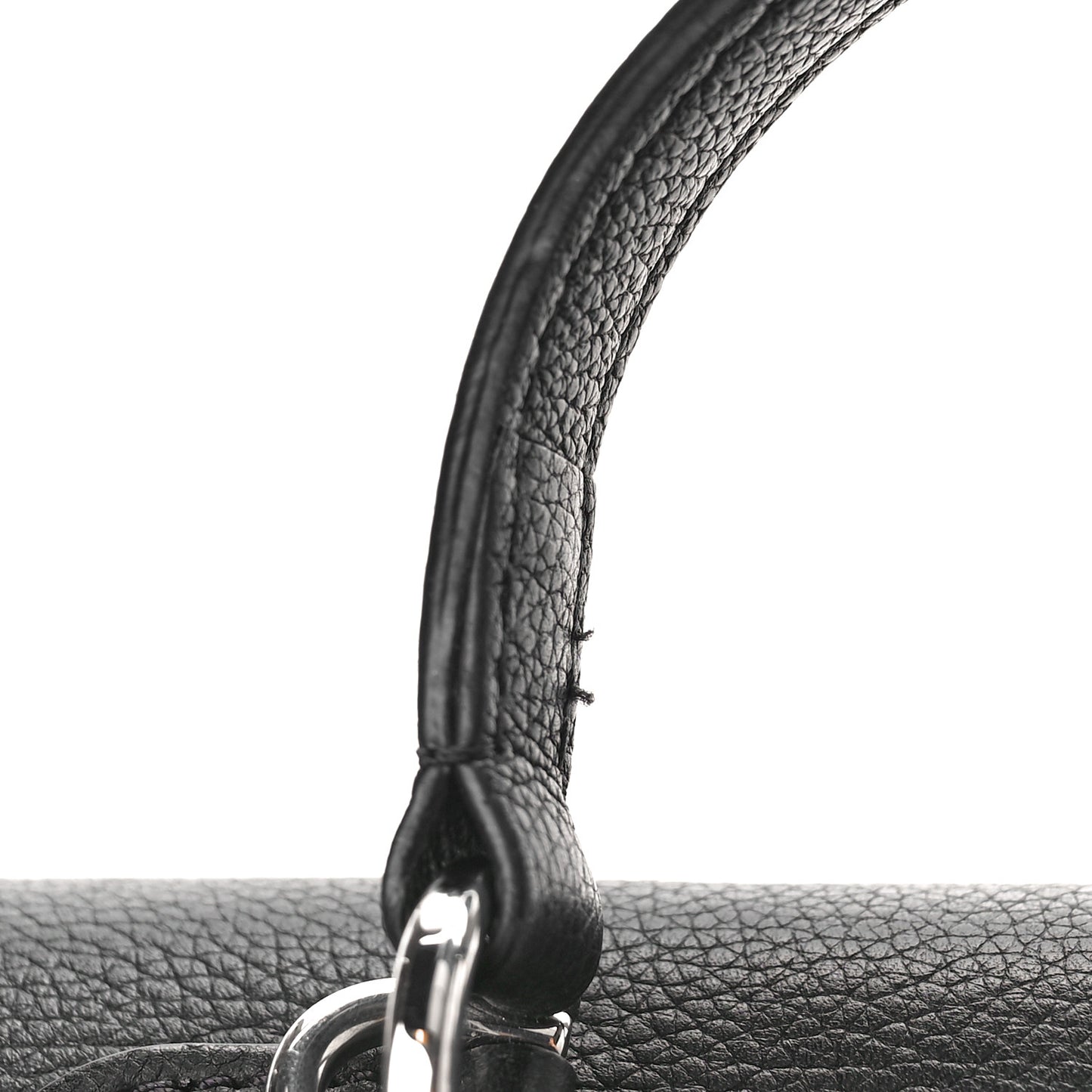 Soft Calfskin My Lockme Top Handle Black