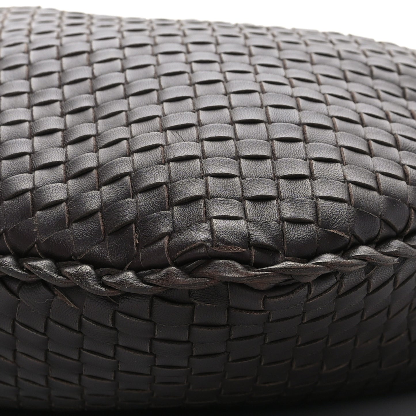 Nappa Intrecciato Large Veneta Hobo Ebano