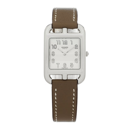 Hermes Stainless Steel Swift 23mm Cape Cod Quartz Watch Etoupe 1 of 5