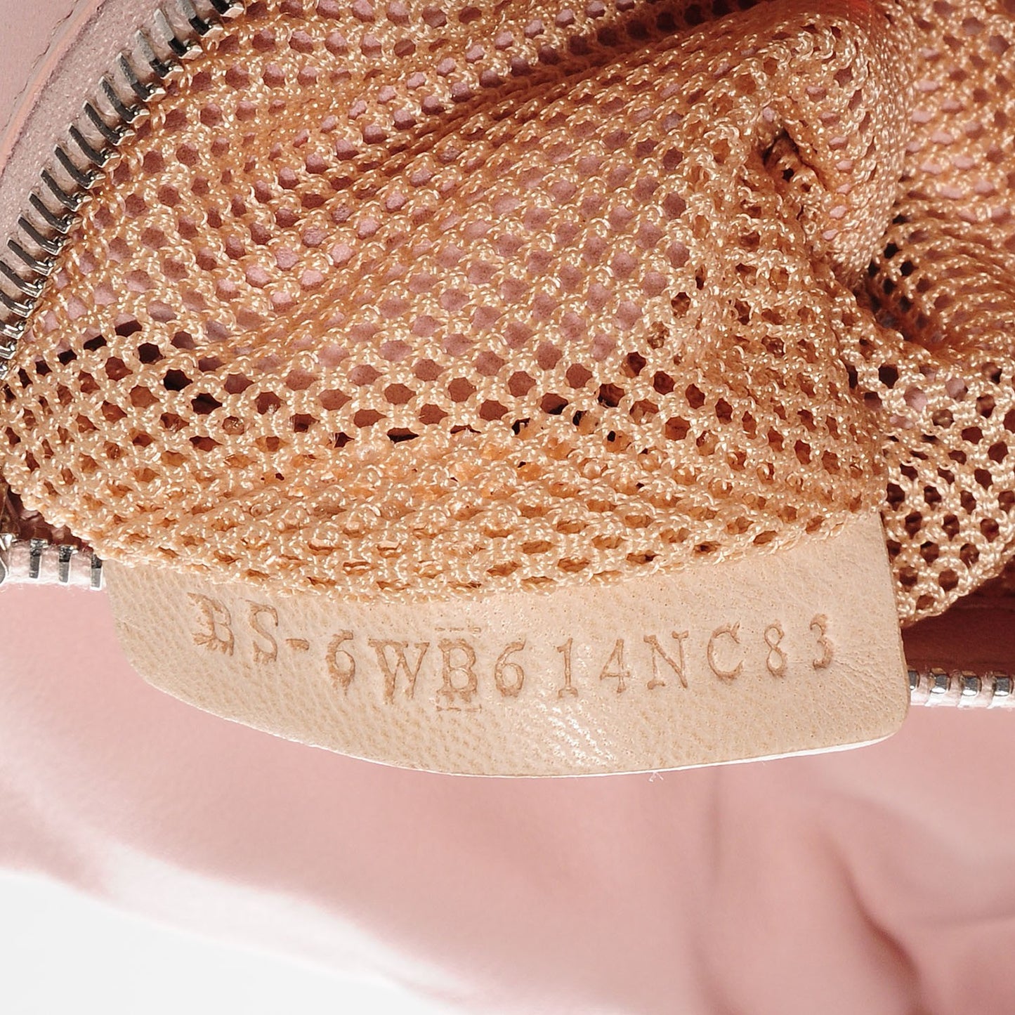 Lambskin Lace Girello Satchel Blush