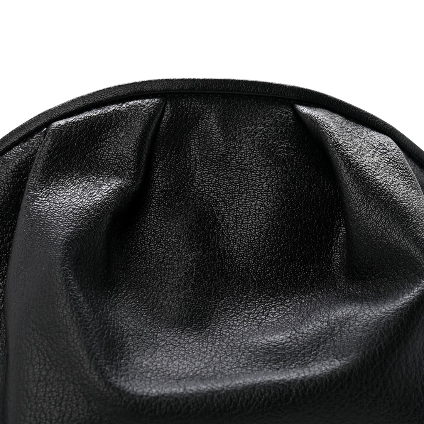 Goatskin Charlotte Clutch Black
