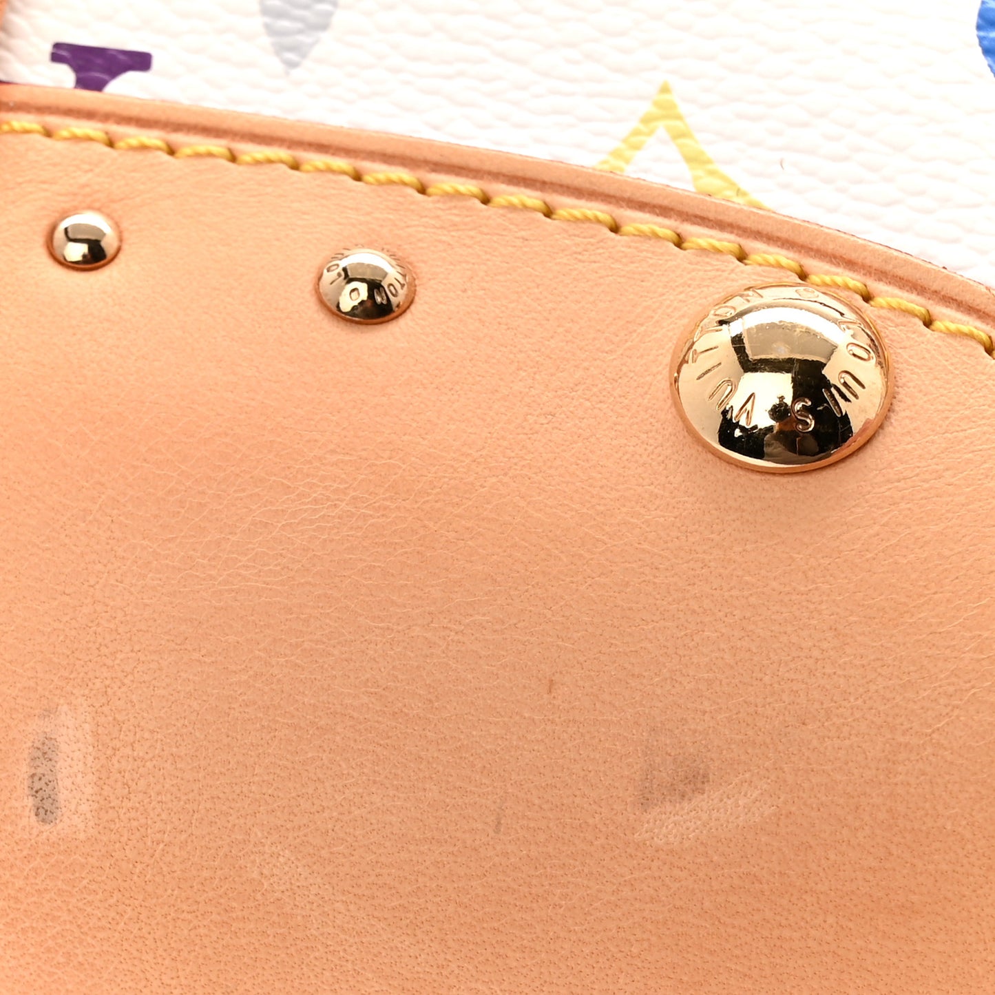 Monogram Multicolor Beverly MM White