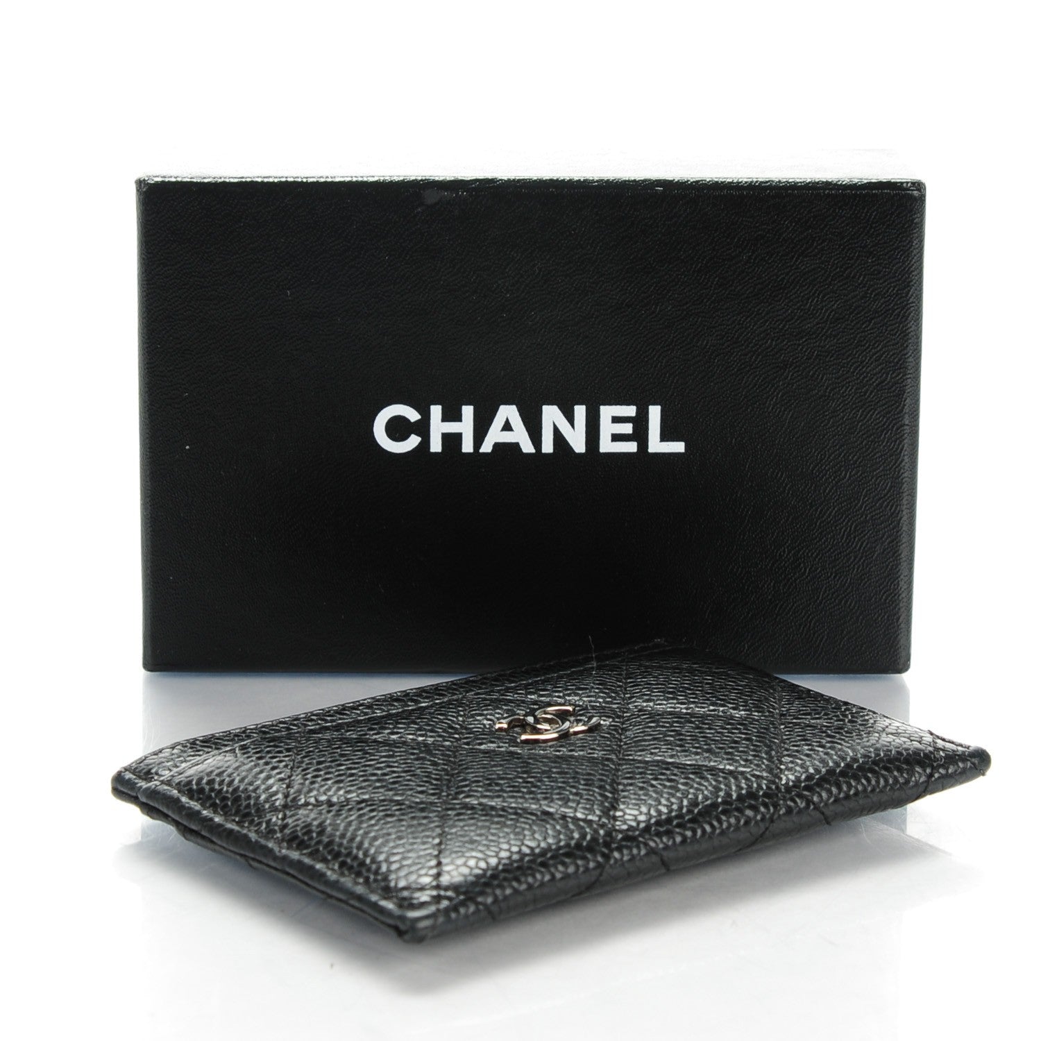 Chanel Caviar Quilted Card Holder Black 4 of 8
