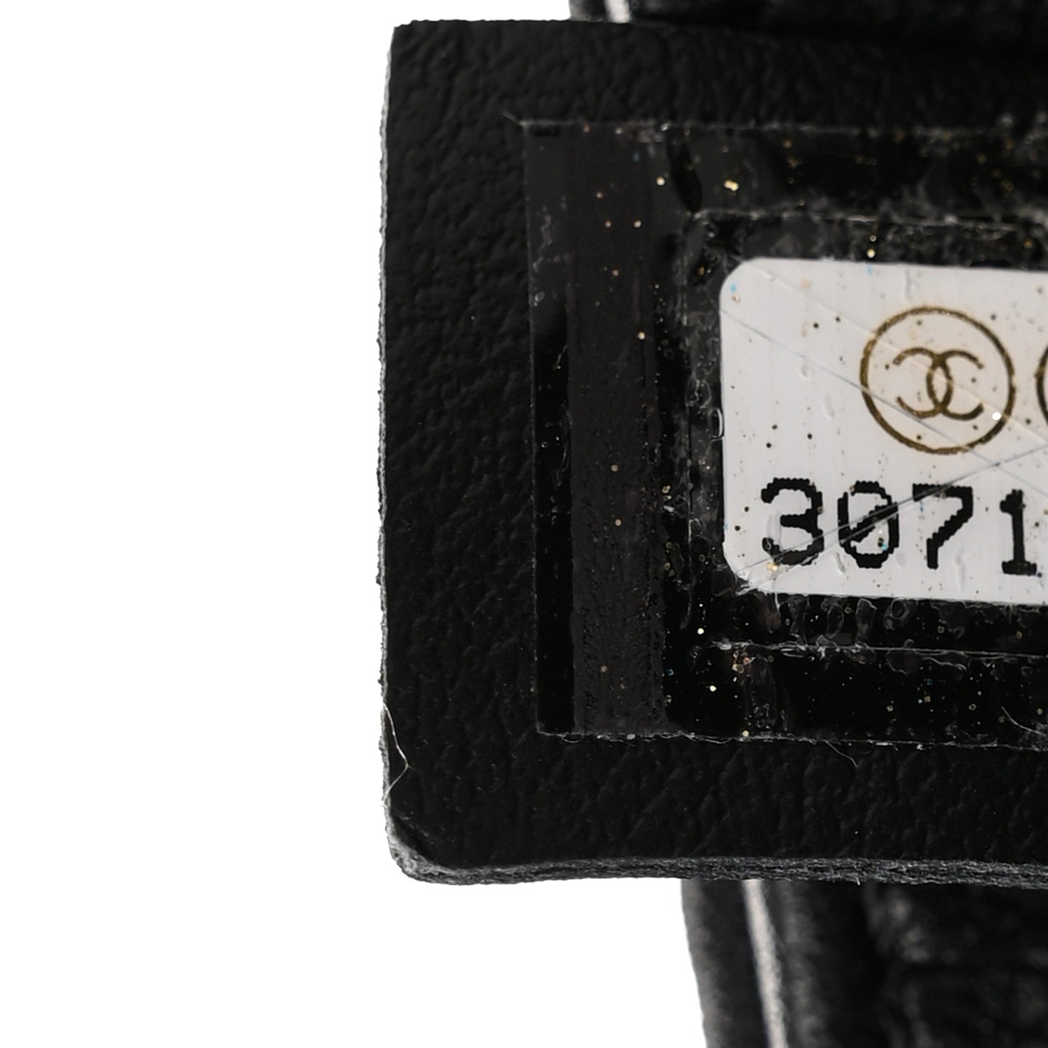Chanel Sequin Lambskin Mini Flap Silver Black 7 of 10